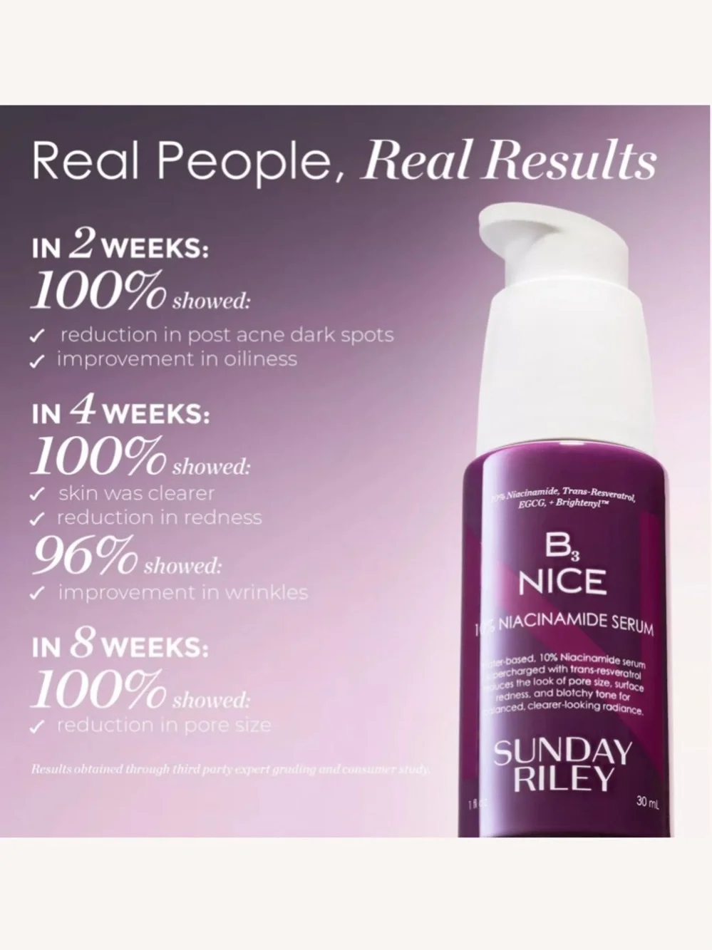 Sunday Riley brightening niacinamide